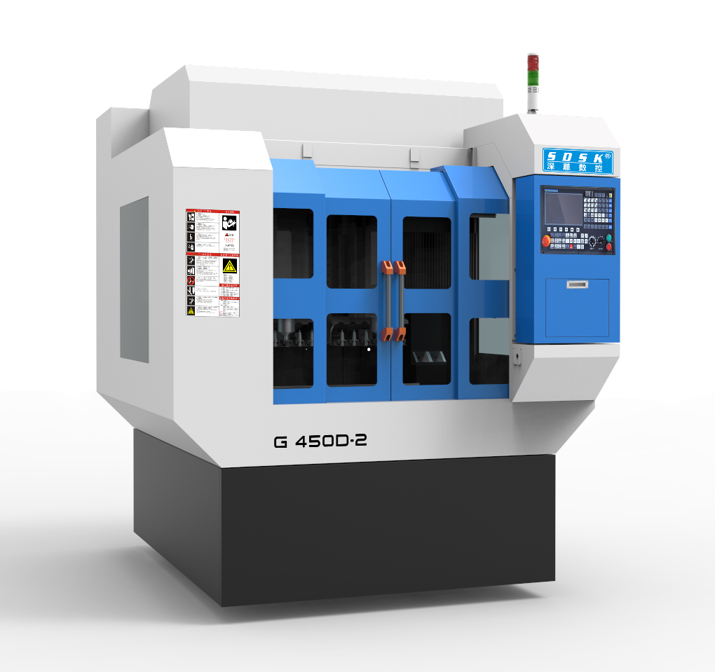 450D-2全罩雙頭玻璃精雕機